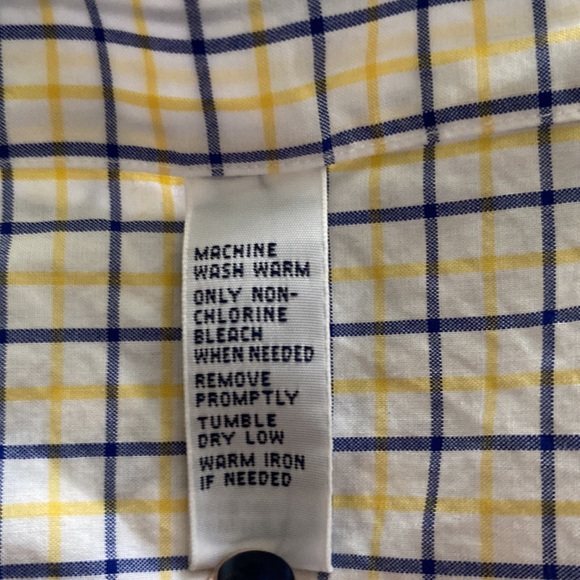 Ralph Lauren 100% cotton Custom Fit Long Sleeve Button Down Windowpane check - Picture 13 of 14